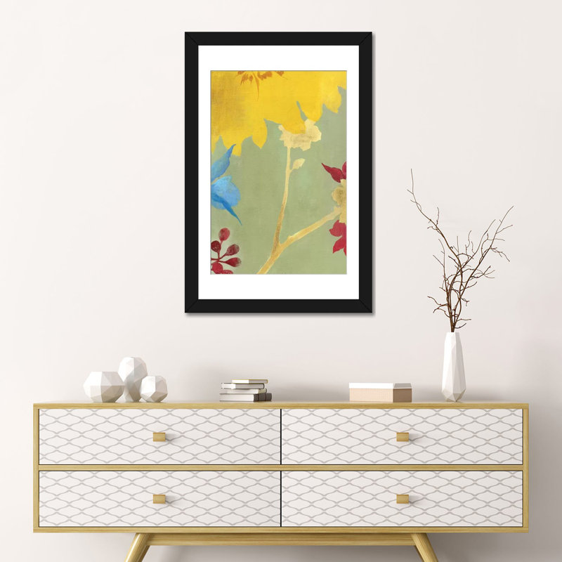 «Sketch», reproduction d'impression sur toile, Blanc, Papier beaux-arts encadré noir, H 32 po x l 24 po x P 1 po