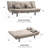 Lionel G138-S Sofa Bed , MOCHA