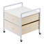 Mini-support de réfrigérateur avec rangement 176 lb mini table de réfrigérateur 2 tiroirs-1890494738