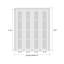 Portes coulissantes doubles pliantes pour placard 72 x 96 pouces Ego 5005 Chêne Cognac, rails robustes, moulures, garnitures, quincaillerie, bois massif, portes de placard de chambre-99701248-99701251