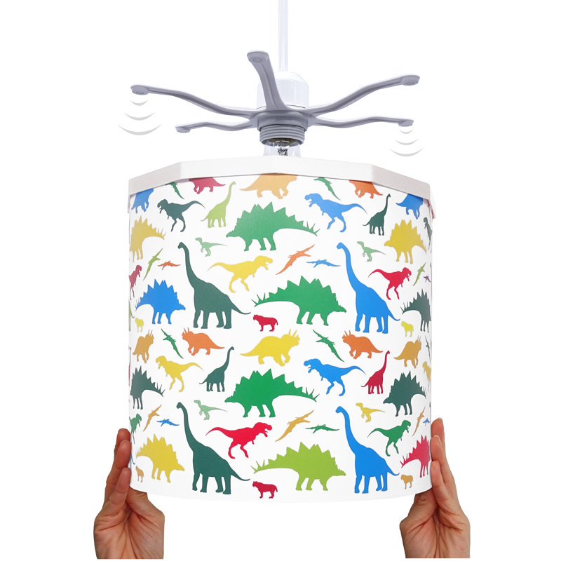 25cm H Plastic Drum Lamp Shade ( Spider )