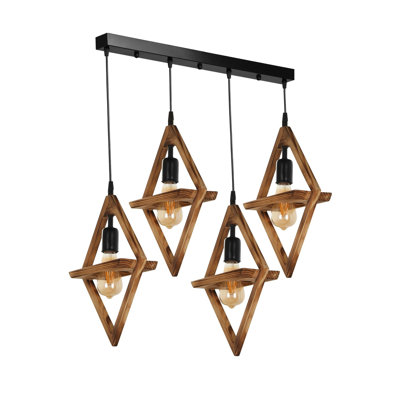 4 - Light Black Kitchen Island Pendant