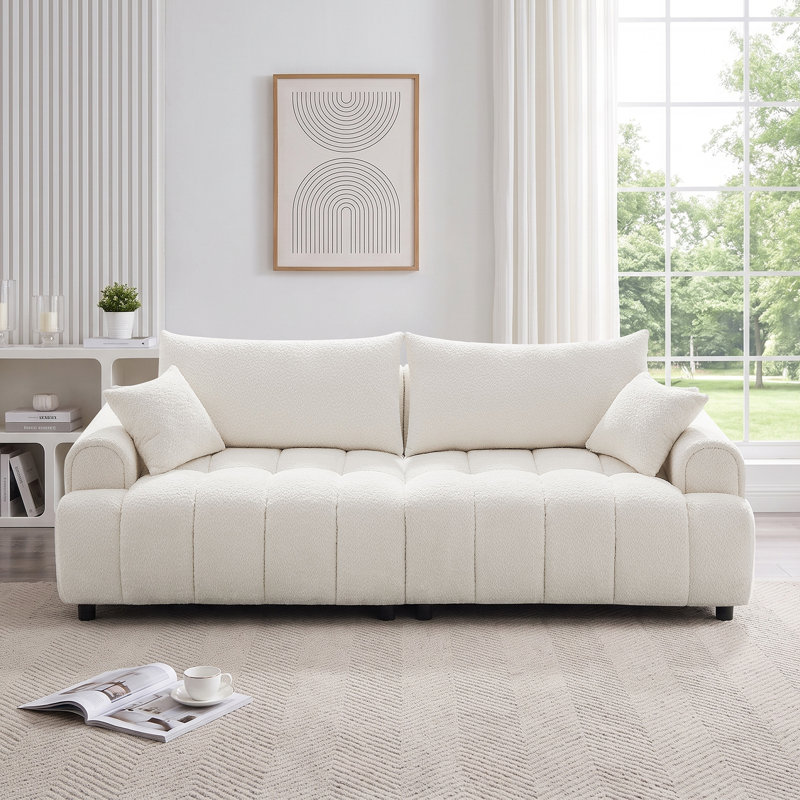  Canapé Perona, Boucle blanc