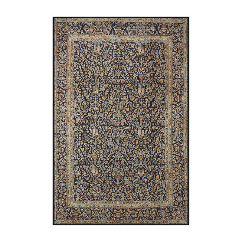 Tapis brun à motif oriental, Rectangle 7 pi x 10 pi