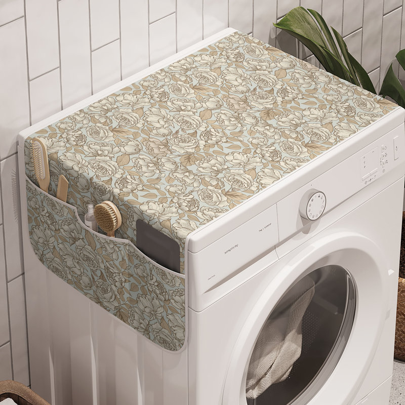 Lot de 2 rangement pour machine à laver East Urban Home de 47 po x 18,5 po
