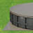 Steel Round Frame Set Pool 48'' H x 240'' W x 240'' L , with Pump Included