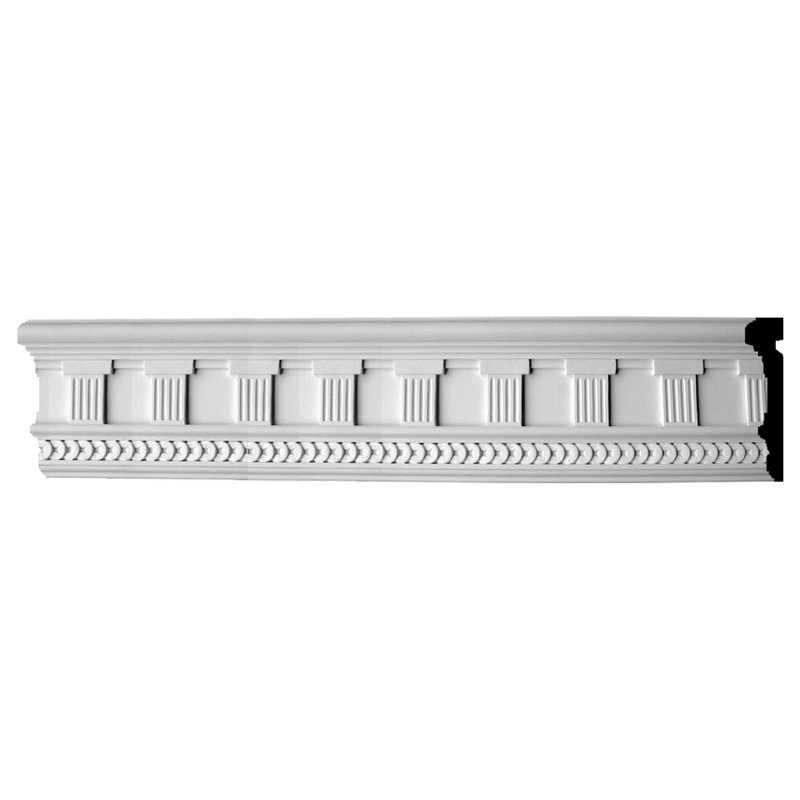 Bradford Classic White Urethane Crown Frieze Moulding