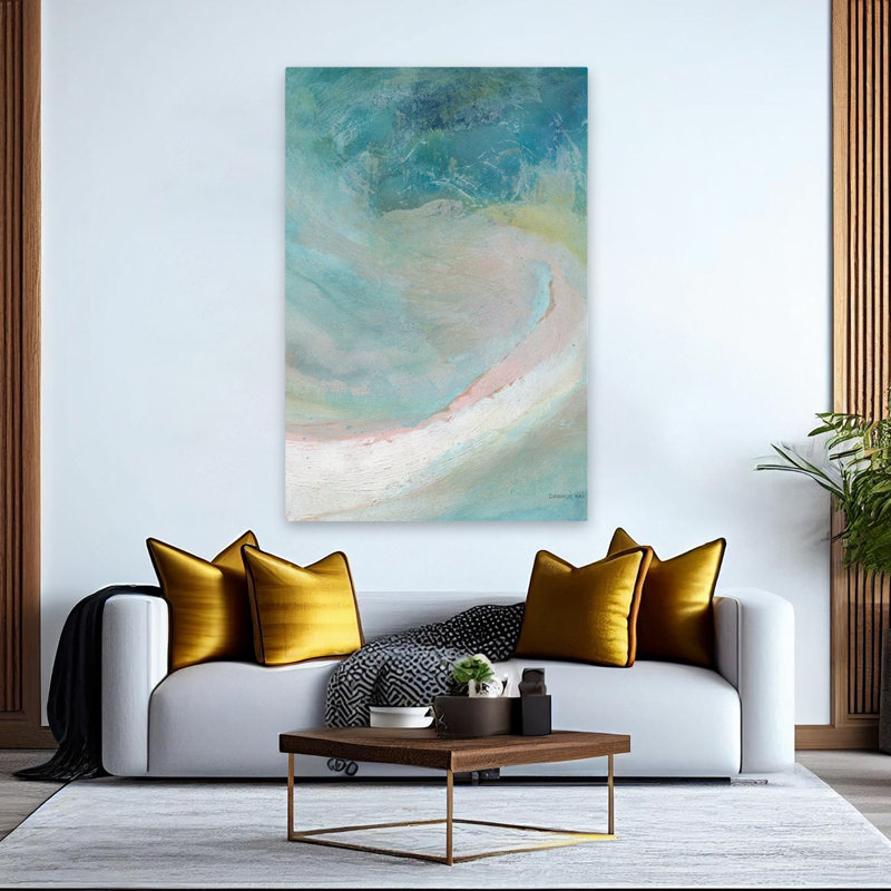 Contemporary and Coastal Cove Diptych II, H 60 po x l 40 po
