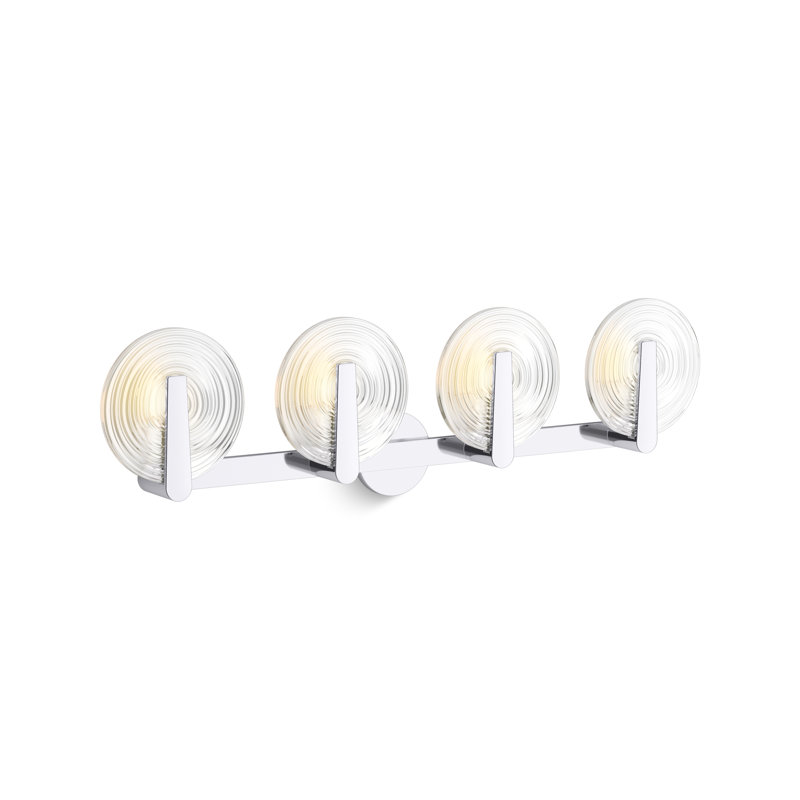 Hint Four-Light Sconce, Polished Chrome