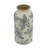 5.3X5.3X10.2" Flower Vase With Floral Pattern