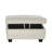 Faux Leather Ottoman-97791698