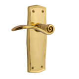 Prairie Plate Privacy (Bed & Bath) with Swan Lever
