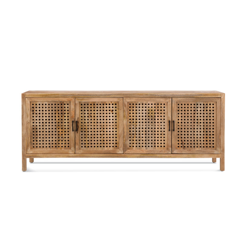 Buffet de 76 po de largeur Pentak, Naturel