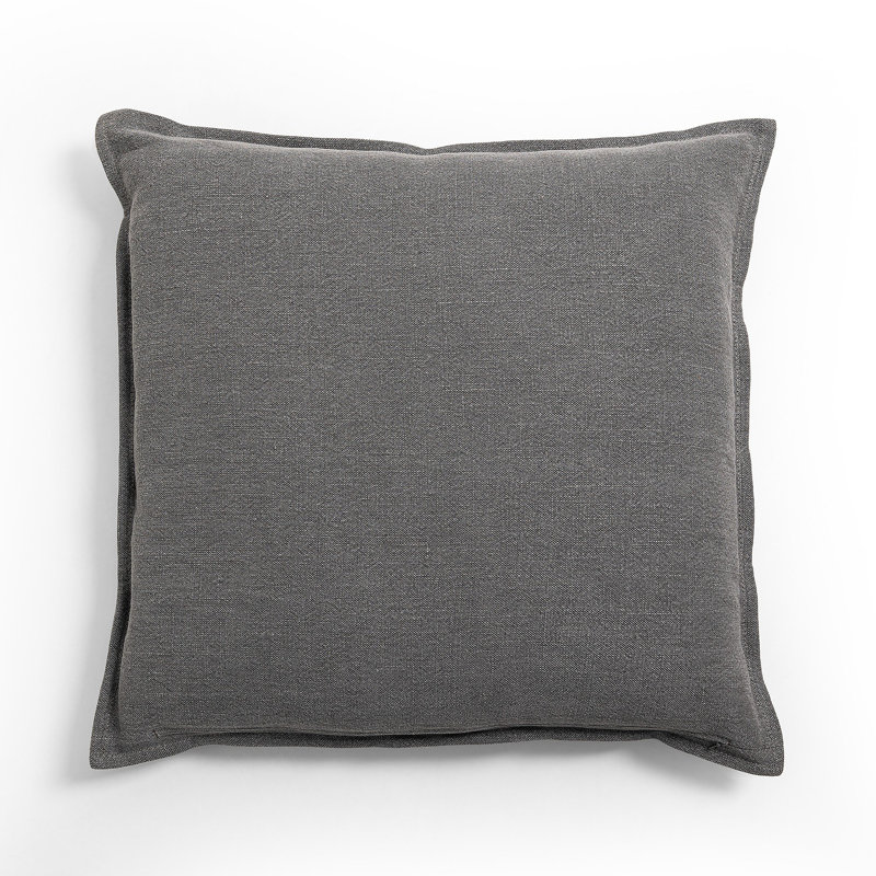 Broadway Linen Square Pillow Cover & Insert, Broadway Denim