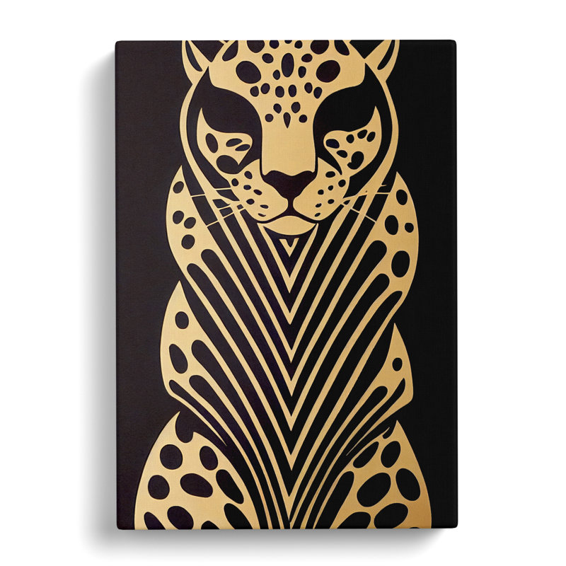 Leopard Deco Vol.1 - Wrapped Canvas, 50cm H x 35cm W x 3cm D