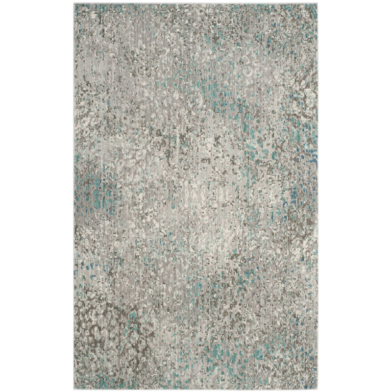 Cogan Abstract Hand Woven Area Rug, Rectangle 91 x 152cm