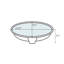 Augusta Vitreous China Oval Undermount Bathroom Sink with Overflow-1710329