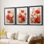 FLORAL Series CCCCXVI - Impression encadrée sur mesure de qualité supérieure - 3 pièces-338625632-338625639