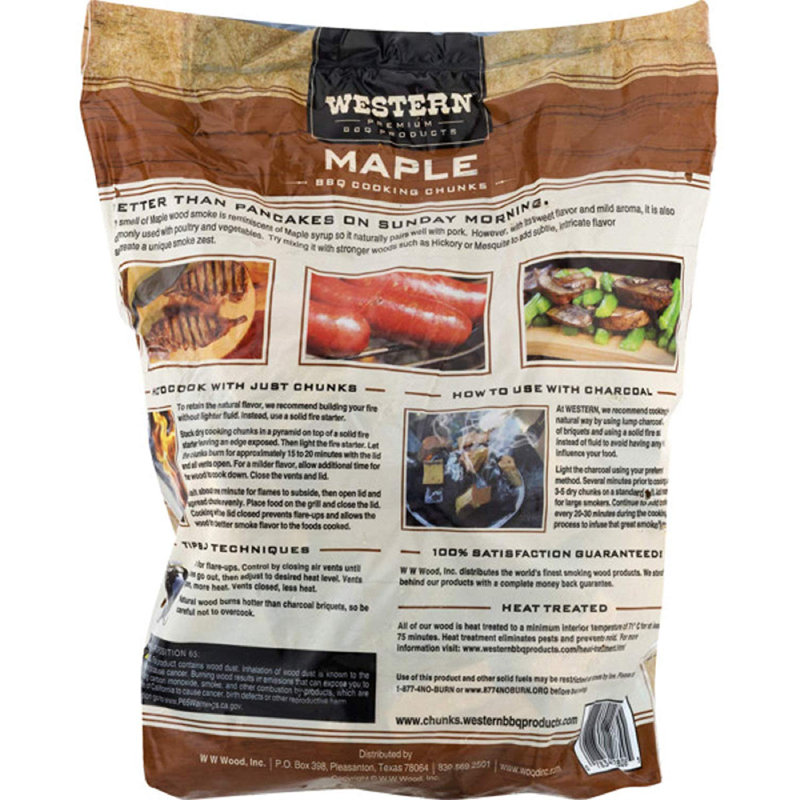 Western BBQ 33 Lb. Smoking Chunks, Set of 2