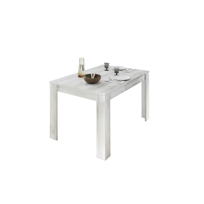 Aarju Extendable Dining Table, White