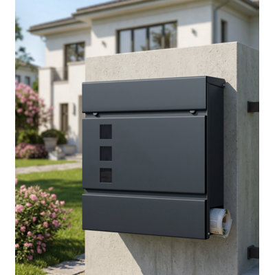 29×9.5×31cm Steel Wall Mounted Post Box
