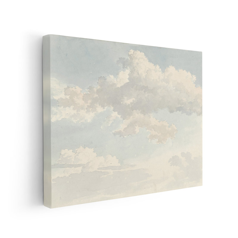 Nuage blanc, Sans cadre, Canevas, H 16 po x l 20 po