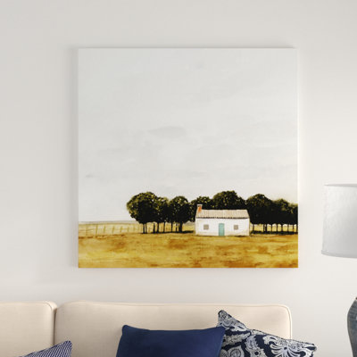 «Late juillet I», peinture sur toile tendue