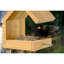 Olvera Wood Hanging Tray Bird Feeder