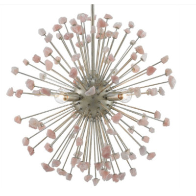 Light Sputnik Sphere Quartz Moon Chandelier