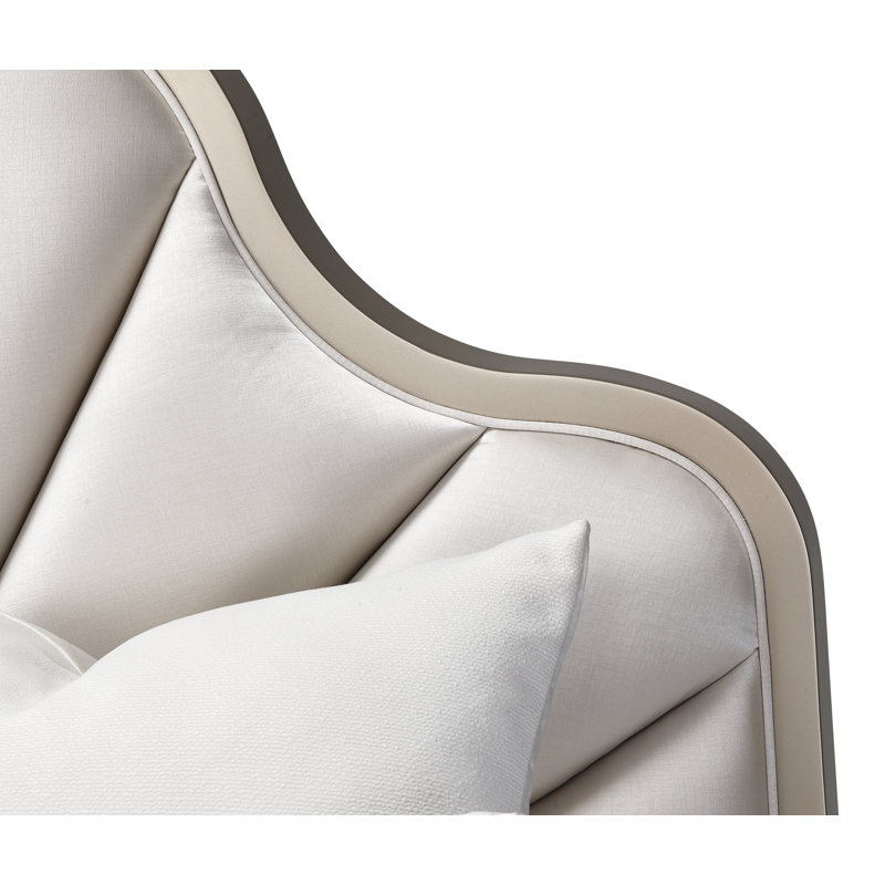 Malibu Crest Upholstered Bed, Queen
