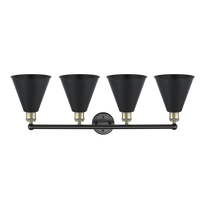 Dorantes 4 - Light Dimmable Vanity Light, Black Antique Brass