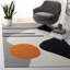 Rodeo Drive Abstract Handmade Tufted Wool Area Rug in Gray/Black-201439019