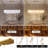 40" 12-light Dimmable Alabaster Rectangular Chandelier Marble Kitchen Island Lights