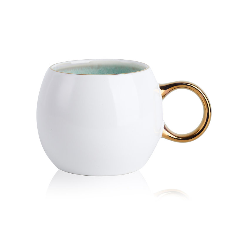 Stone Lain Josephine 4-Piece Mug Set Porcelain, Green