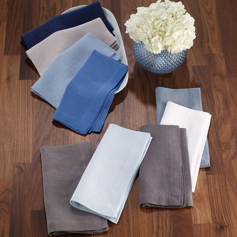 Riviera Linen Square Napkin, Tan