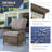 Anferney Patio Wicker Chairs Accent Chairs with Cushions (Set of 2)-97828445