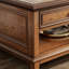 Table basse brune en bois massif et manufacturé-1175070362