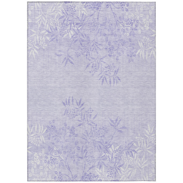 Azani Washable Floral Indoor / Outdoor Rug