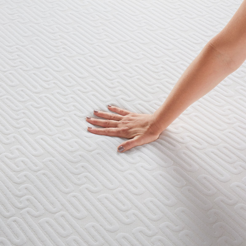 Queen White Gel Memory Foam Innerspring Mattress