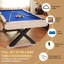 Table de billard rustique moderne 84 po avec accessoires complets, table de billard stable pour la maison, le club, la Villa et la salle de jeux, 84 po, bleu-125080040