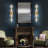 Atomo 4 Vanity Light with Clear Glass-974878046