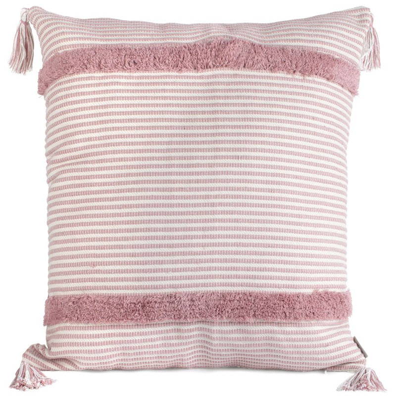 Garney Indoor / Outdoor Square Euro Cushion Cover, Pink