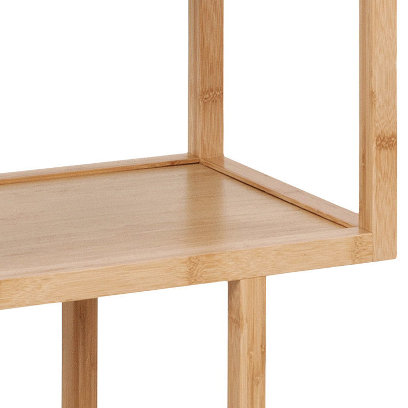 Mida 185cm H x 77cm W Wood Geometric Bookcase