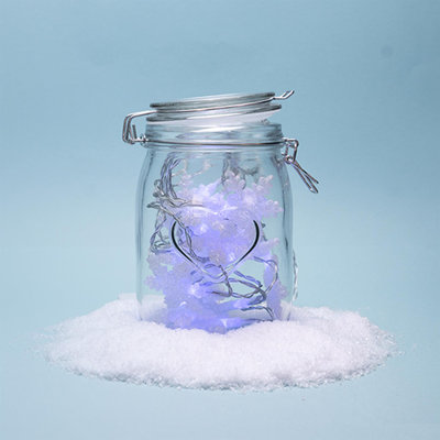 Nicola Spring - Heart Glass Storage Jars