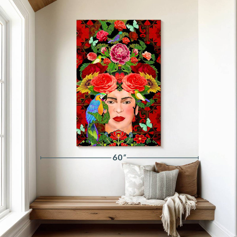 «Frida A Love Story» sur toile, H 48 po x l 32 po x P 1,25 po