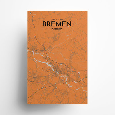 Bremen City Map, impression