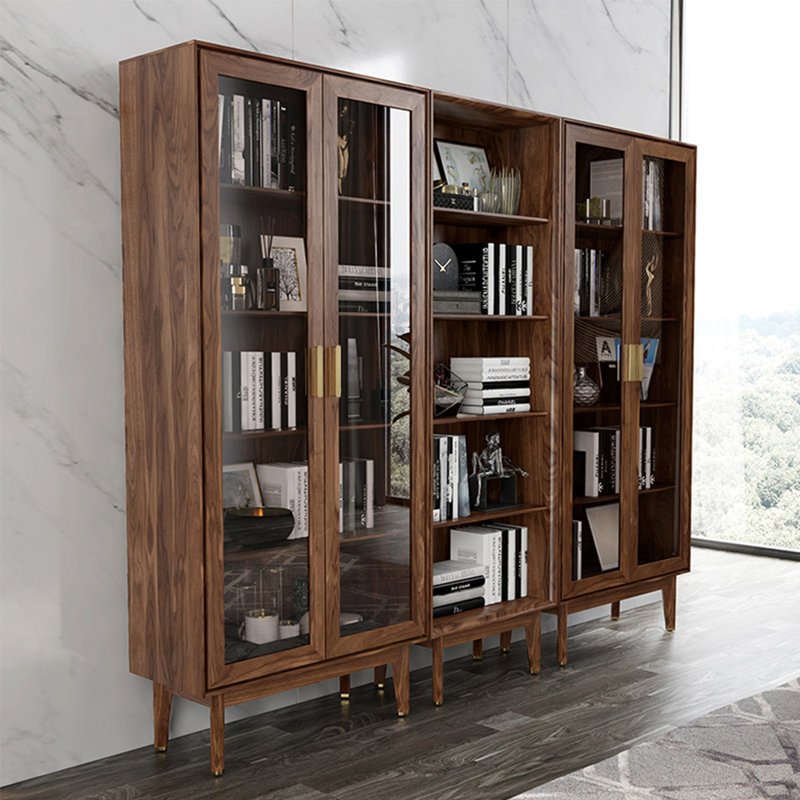 Light luxury retro bookcase