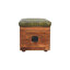 Banc de rangement en bois