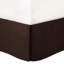 Édredon rouge en faux suède - 7 pièces 2 taies décoratives 3 coussins décoratifs Jupe de lit attrayante lavable à la machine-124755042-124755036