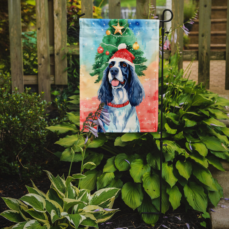 Double Sided Polyester Christmas, 15.5'' H x 11.25'' W
